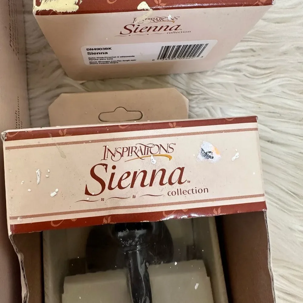 Sienna Collection by Inspirations Bathroom Hardware Accessories Set Black